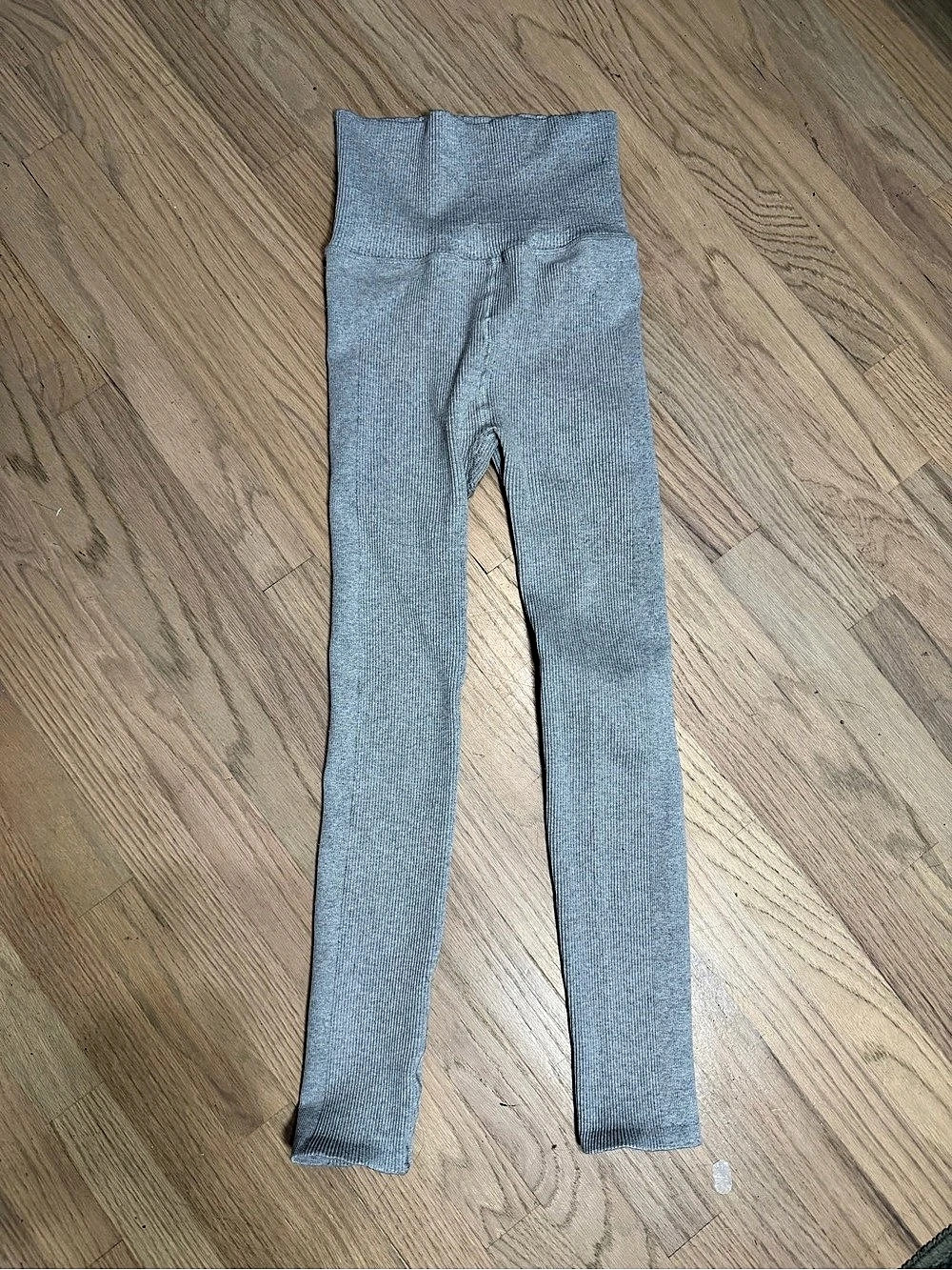 Free People Int Ribbed Drawstring Leggings in Gray